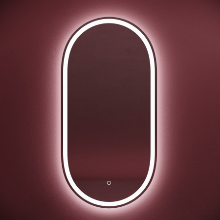 Зеркало с подсветкой Sancos Oval OV45F 50х90 подвесное